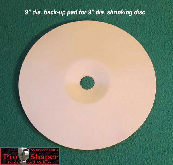 Shrinking Disc Backing Pad bottom
